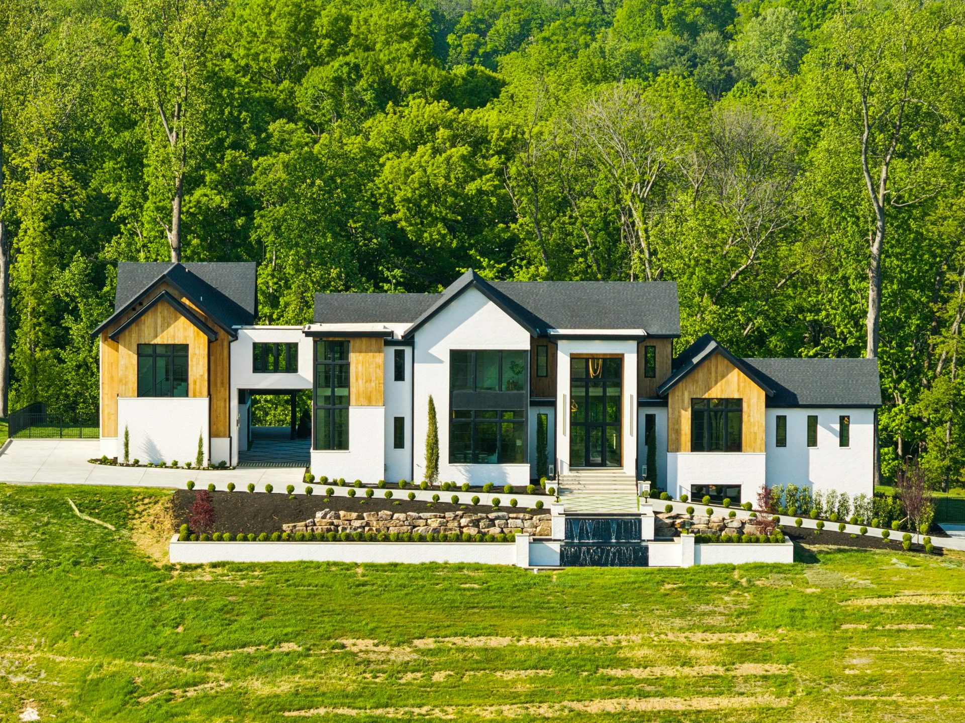 A completed 786 Properties custom home